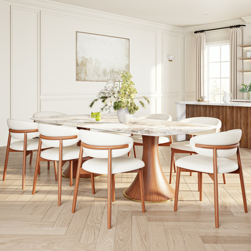 Orren Ellis 5/7/9 Pieces Rectangular Dining Room Sets, Sintered